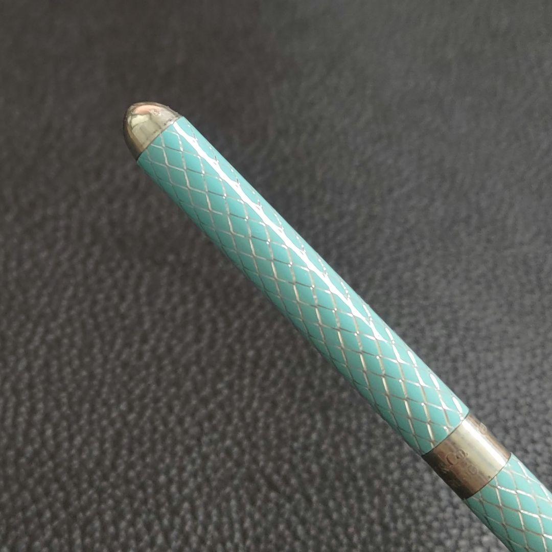 希少 ティファニー ボールペン ダイヤモンドテクスチャー SV925