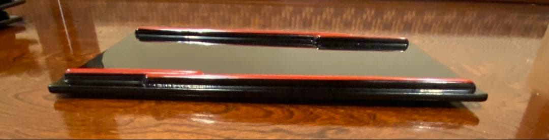 輪島塗　付出皿　五客　龍作　天然木　共箱　M247