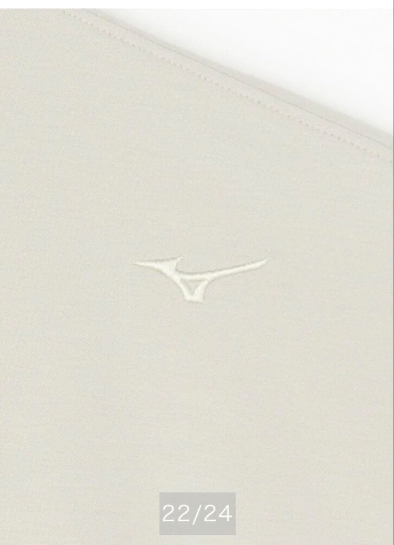 k.m　イルビゾンテ×ミズノ　ドライクルーネック　Tシャツベージュ