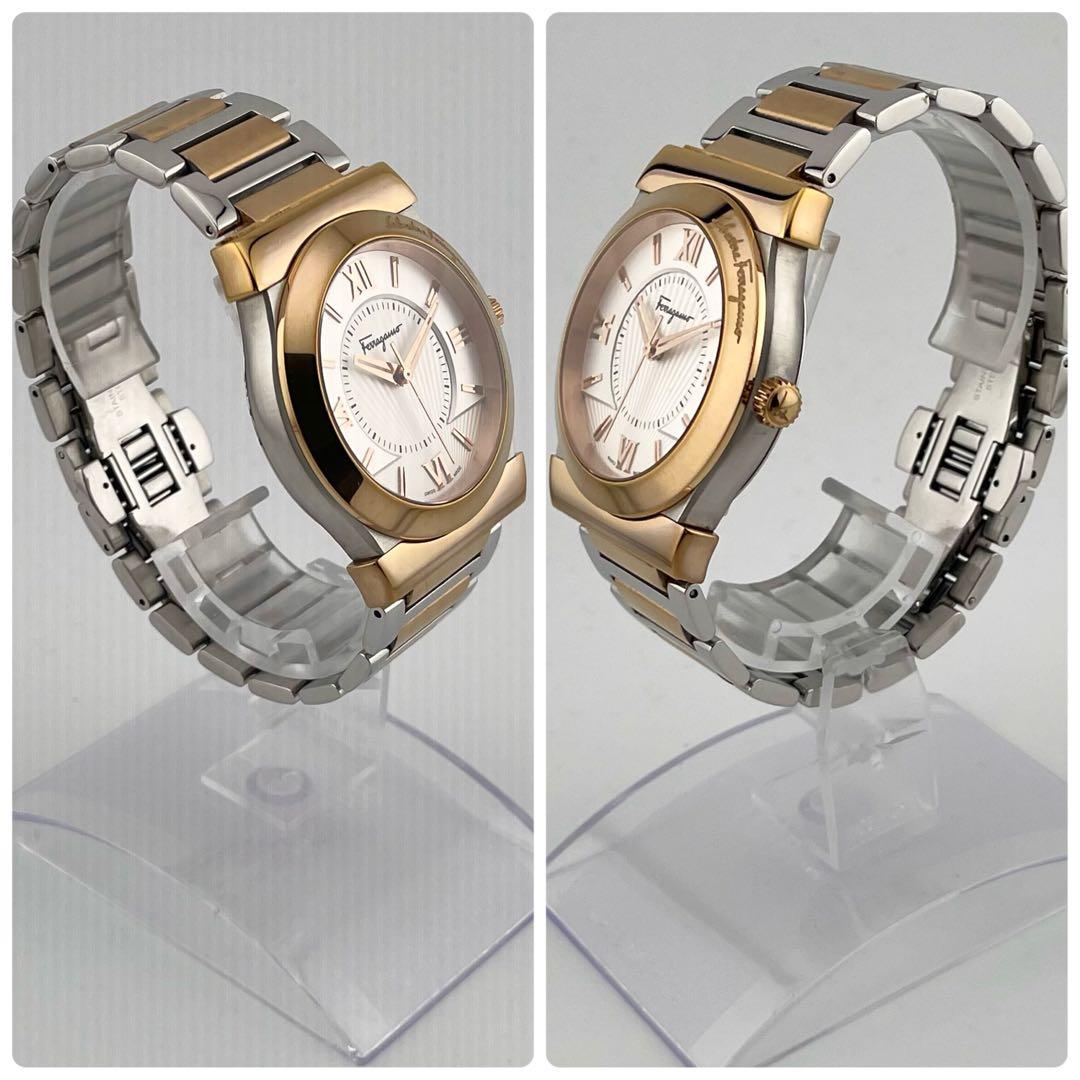 【稼働/新品電池/付属品完備】サルヴァトーレフェラガモ　ベガ　腕時計　メンズ