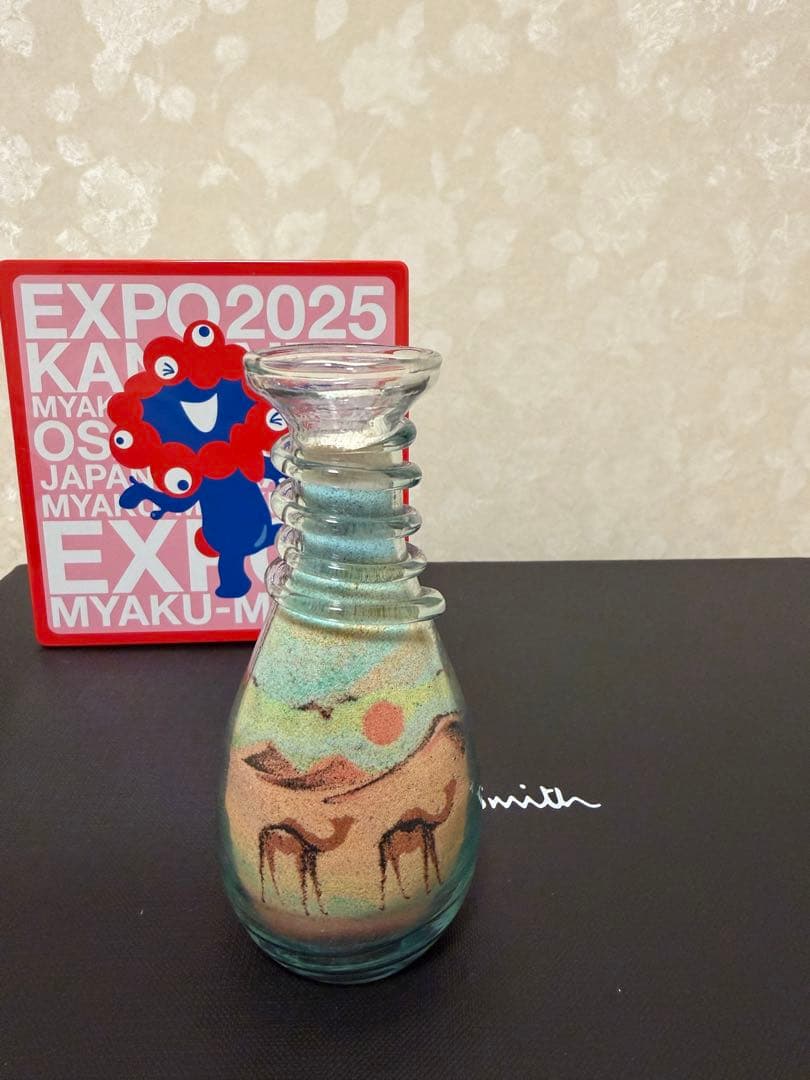 大阪万博ヨルダン館のサンドアート！