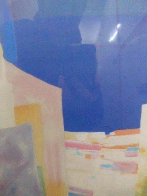 フランスのダニエル・ジェリスの幻想的なリトグラフ「地中海の風景 II 」です。