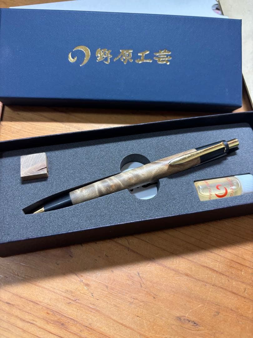 野原工芸 マーブルウッドシャーペン