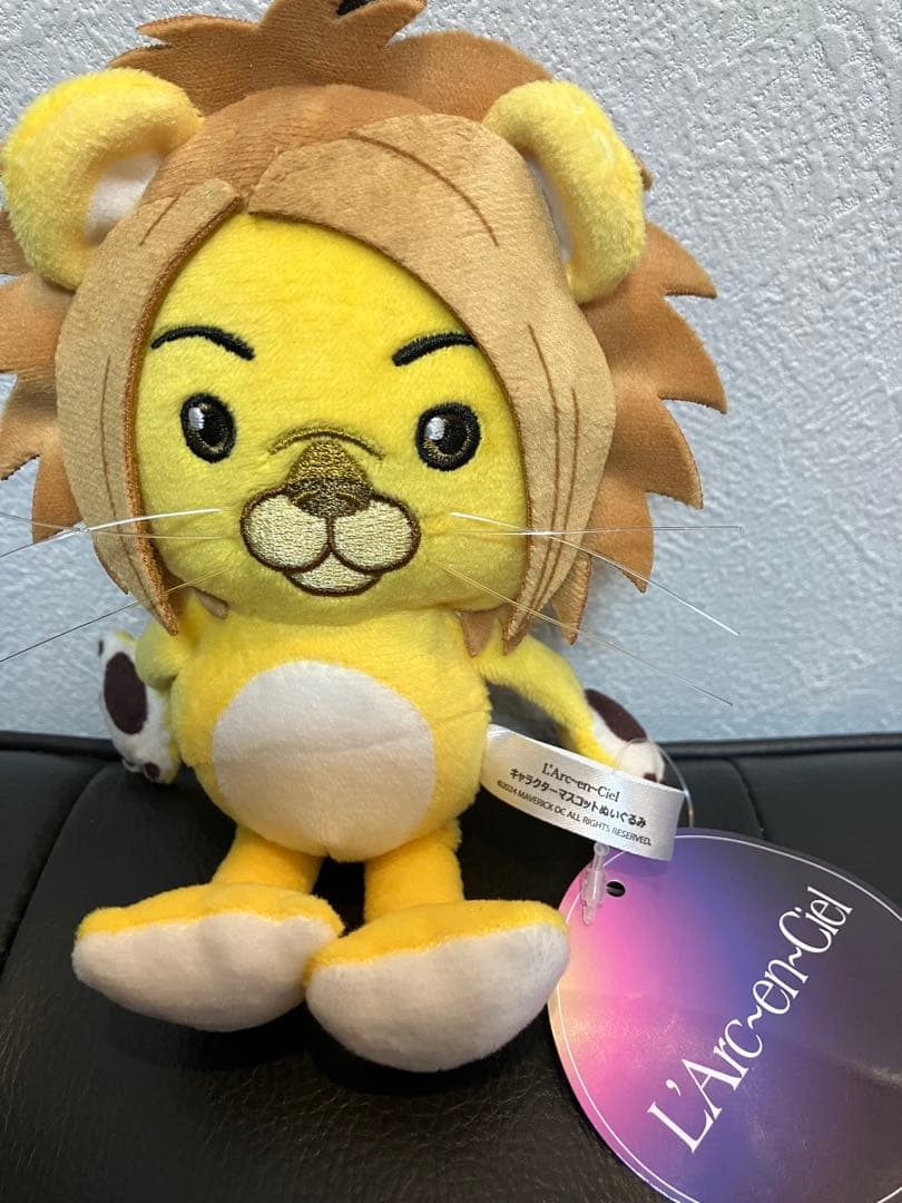 ROUND1限定　ラルク　おすわりぬいぐるみ＆マスコット＆ステッカー　フルコンプ