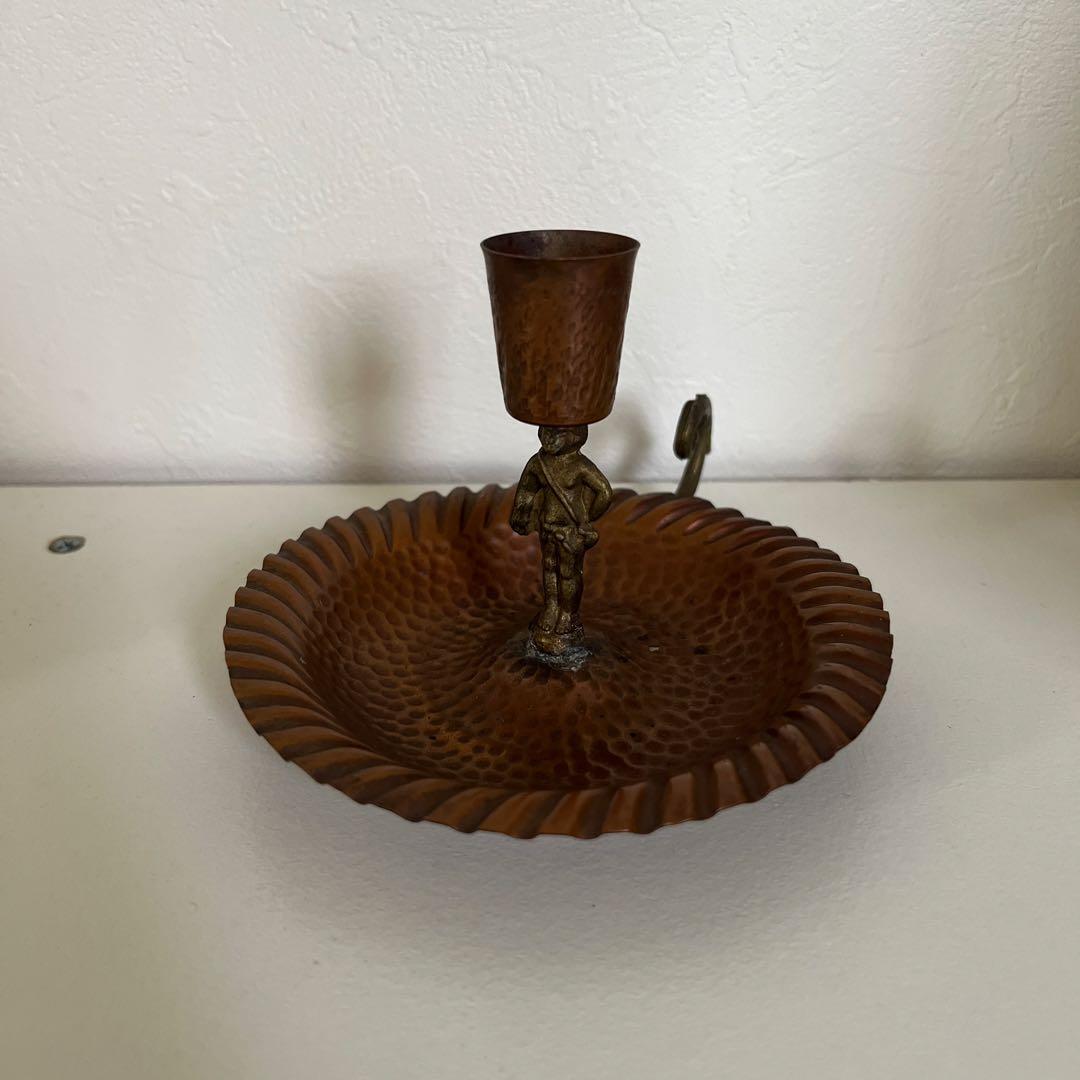 ベルギー　アンティーク　キャンドルホルダー