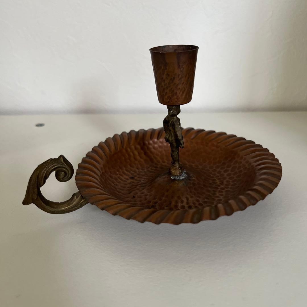 ベルギー　アンティーク　キャンドルホルダー