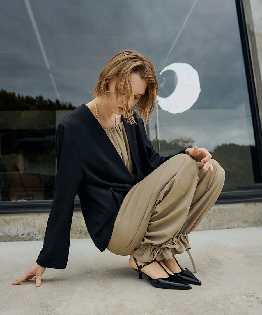 ウ★新品et.UNiVER Practical over blouse set