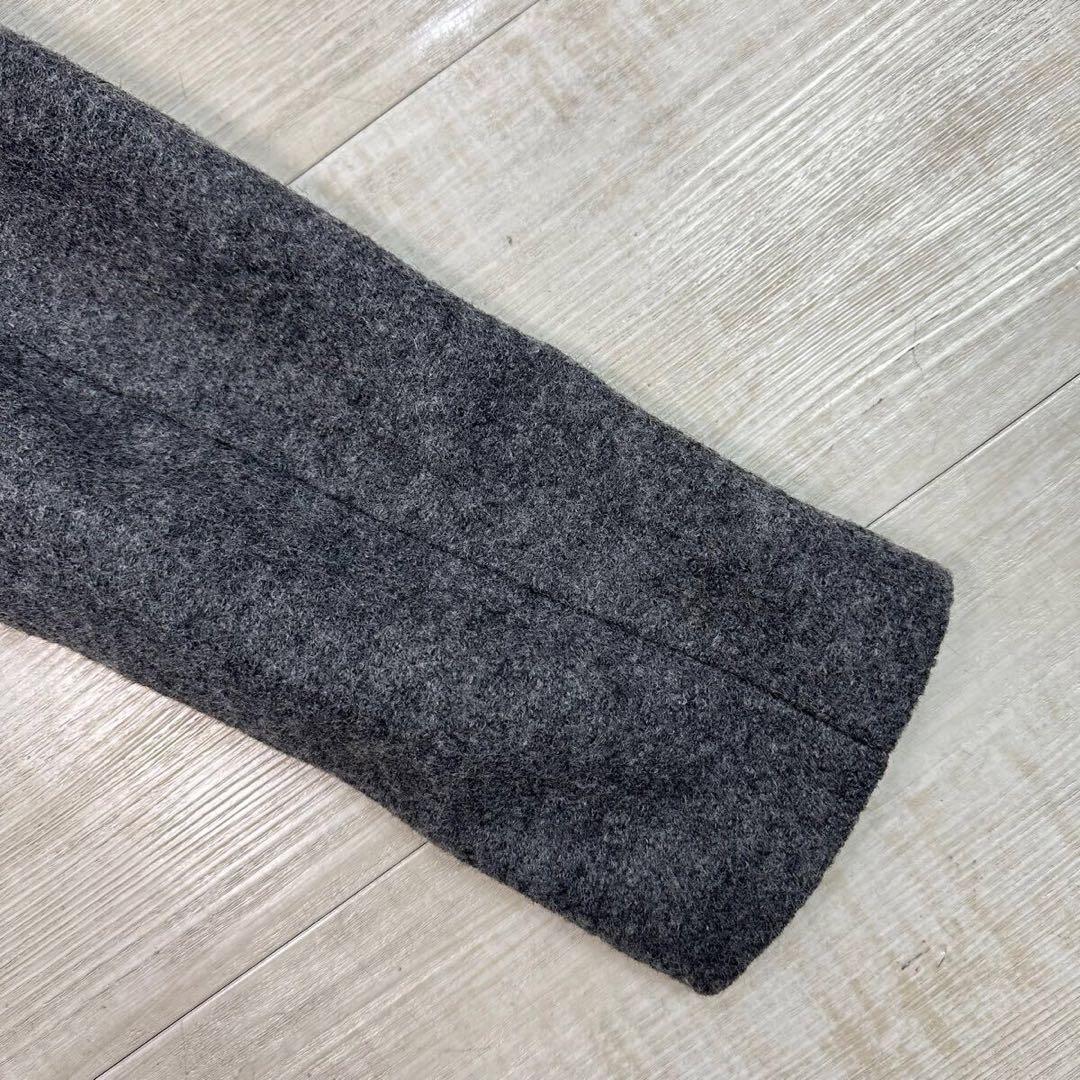 良品 DRIES VAN NOTEN チェスター ウール コート グレー 40
