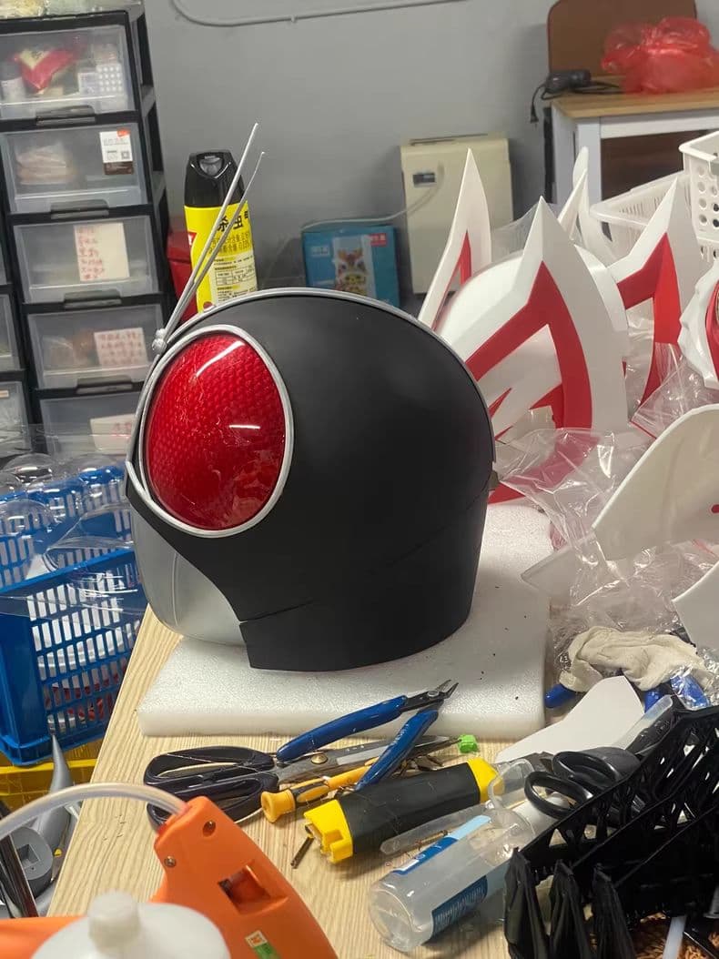 仮面ライダー BLACK RX マスク 1/1 大人着用可能 特撮コスプレ用