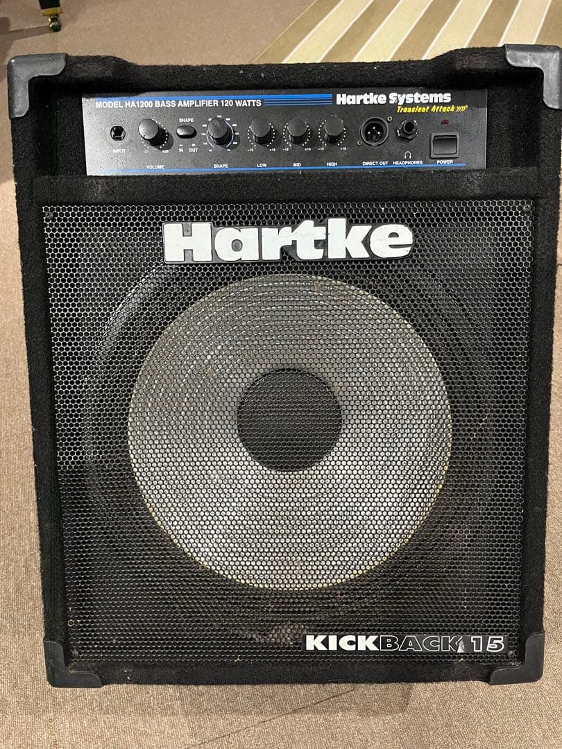 Hartke HA1200 Kickback 15 ベースアンプ ジャンク