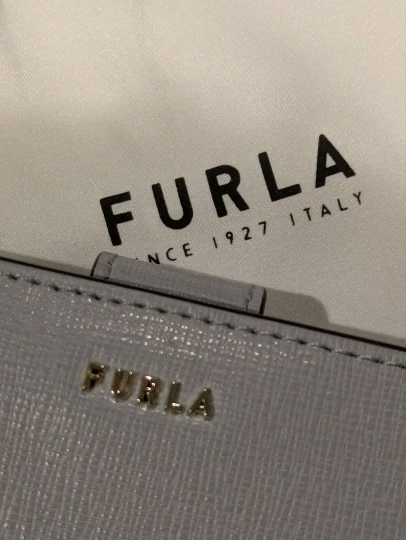 【新品未使用】 FURLA フルラ BABYLON(バビロン) M 水色　ブルー