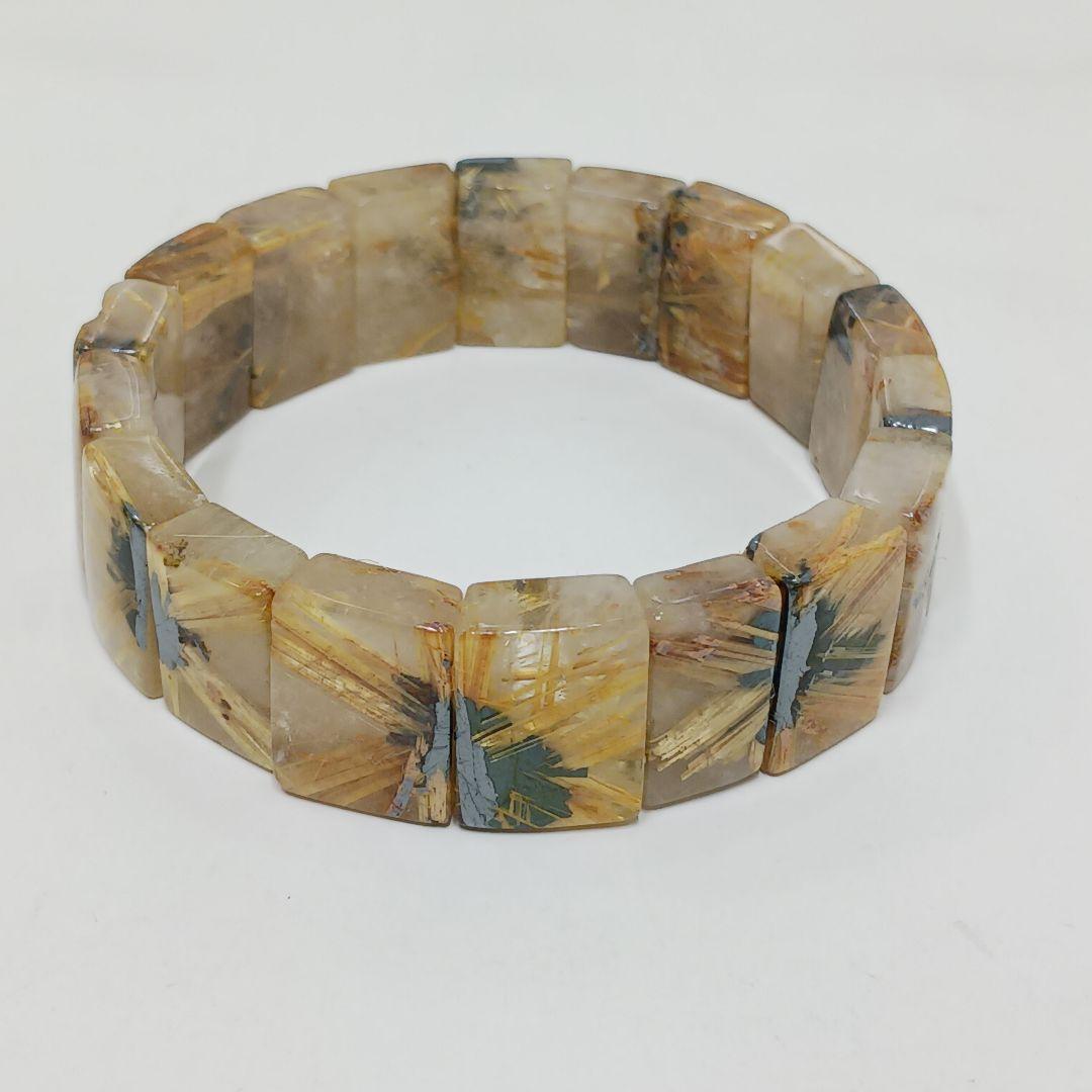 ルチルクォーツ バングル 太陽放射