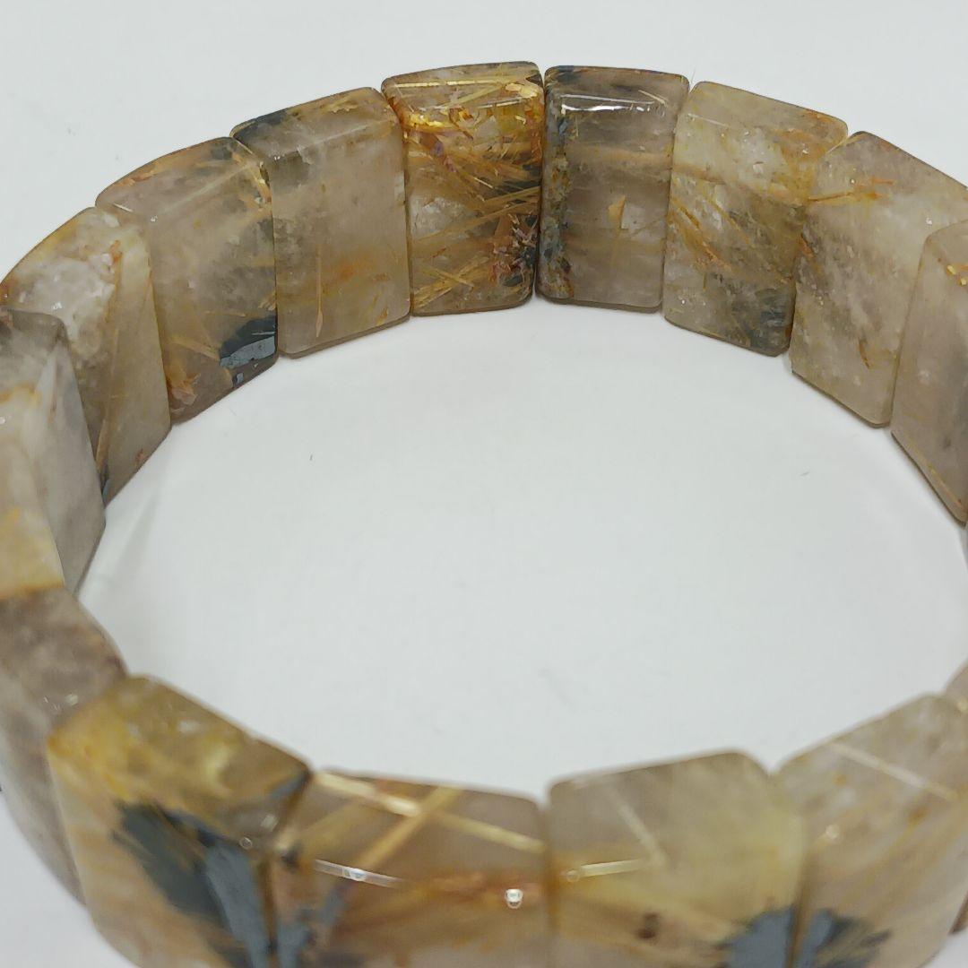 ルチルクォーツ バングル 太陽放射