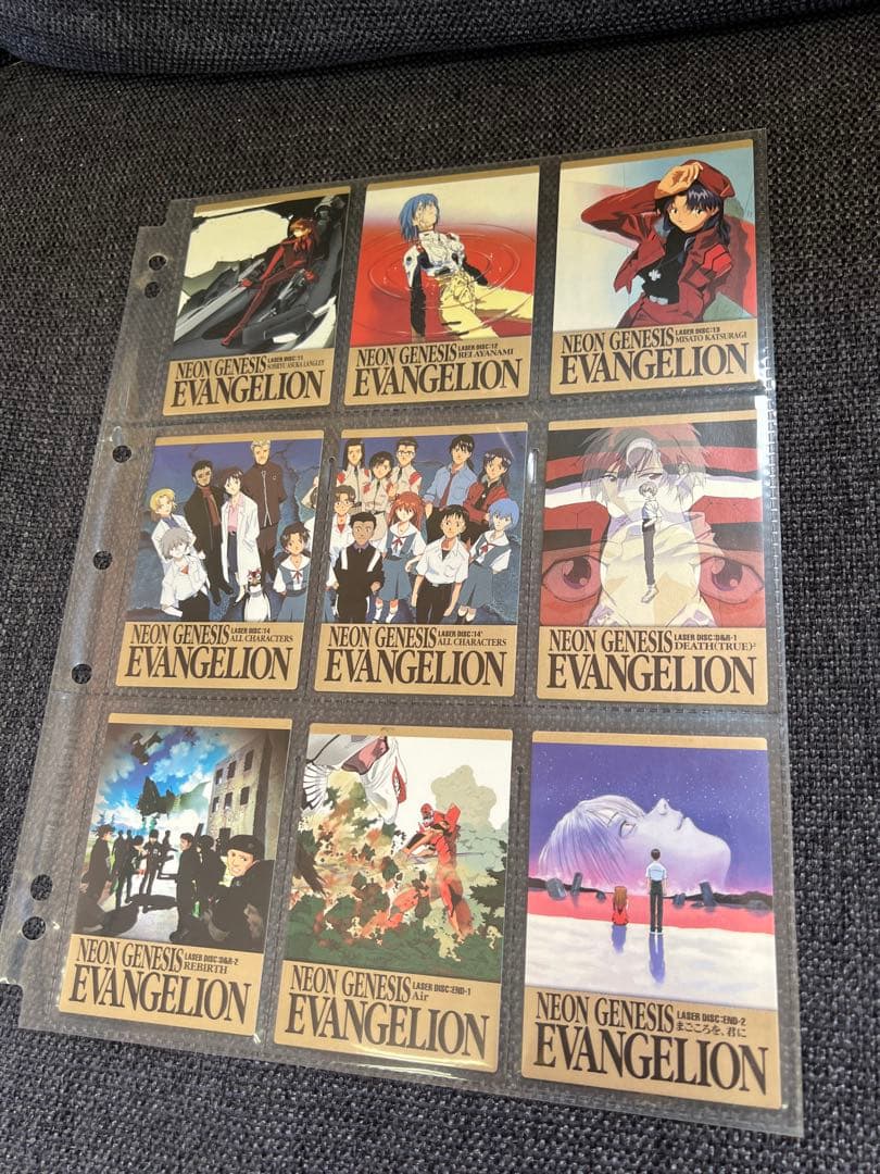 エヴァンゲリオン 1998年 BANDAIグッズ劇場版　特典セット非売品カード