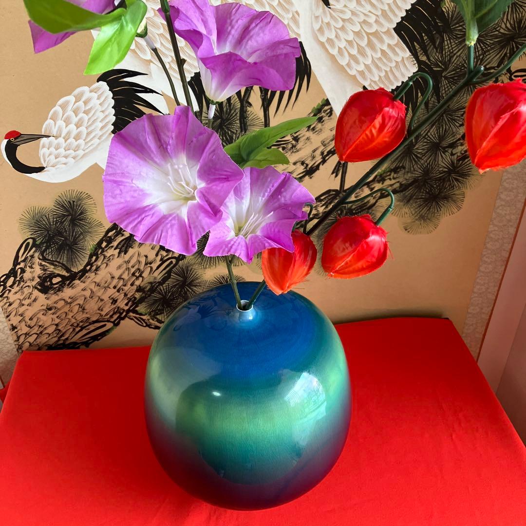 マ*ケ様 三代徳田八十吉.大壺.茶道具 茶室.花入れ