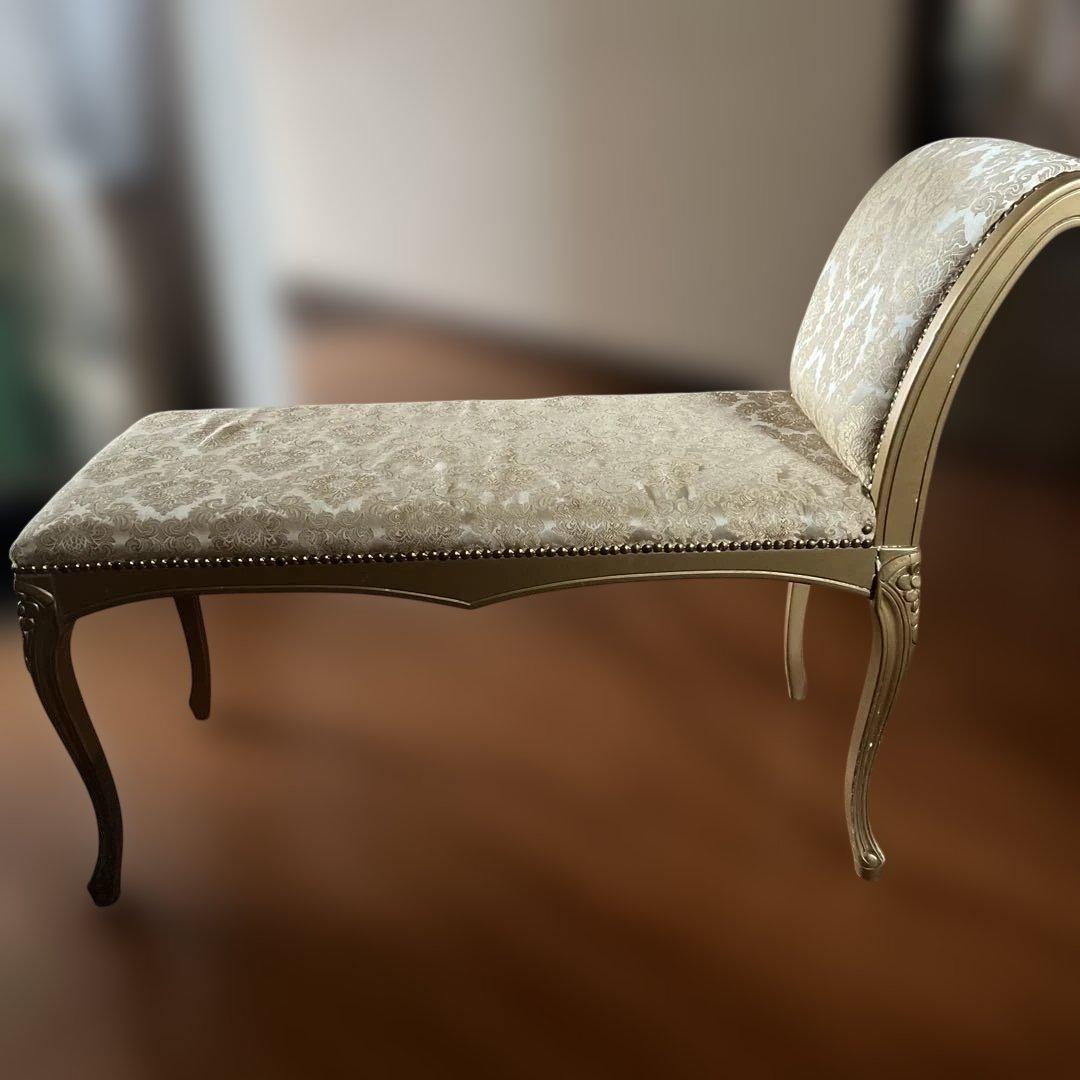 クラシックスタイル ベンチ 背もたれ付き