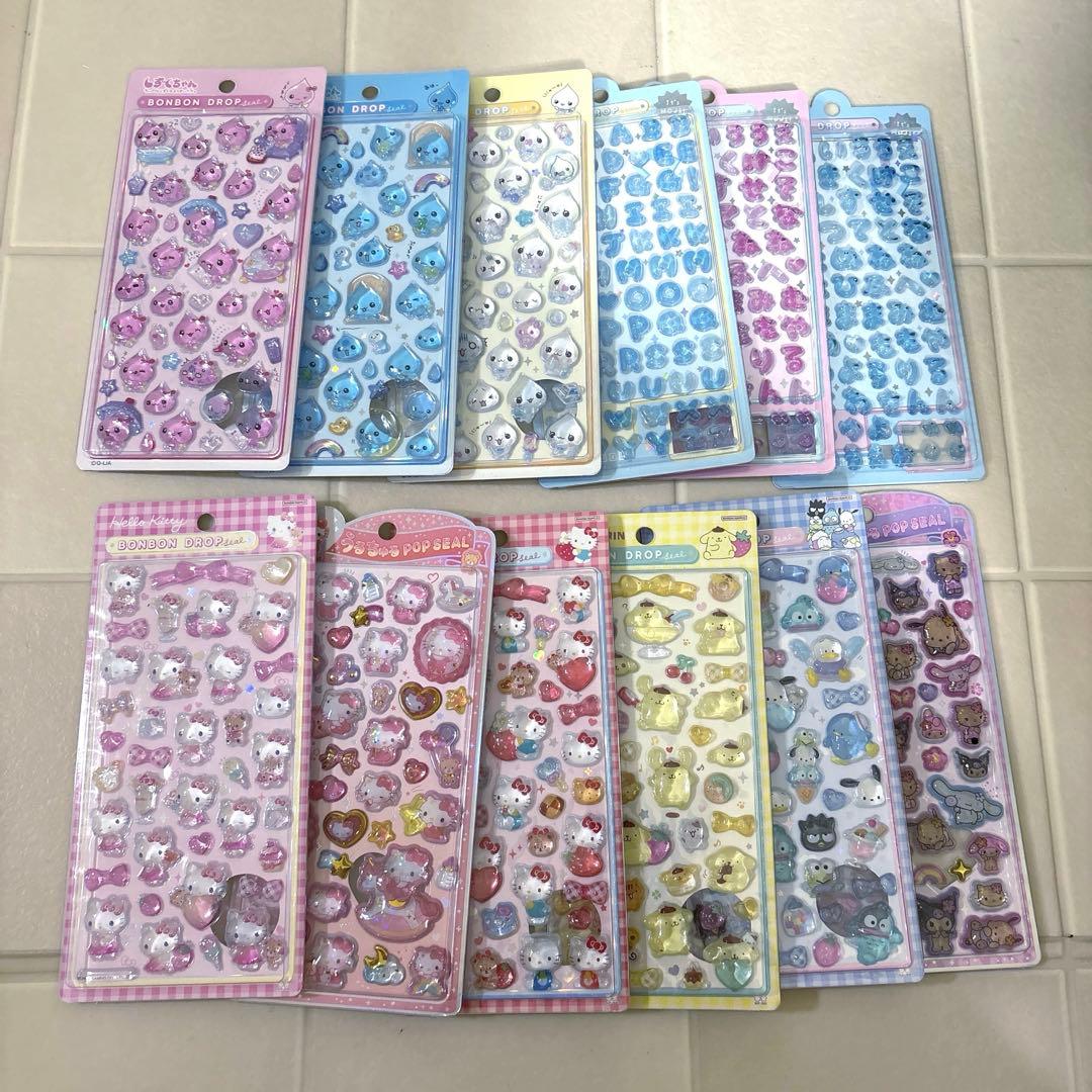 ボンボンドロップシール 12枚セット 正規品