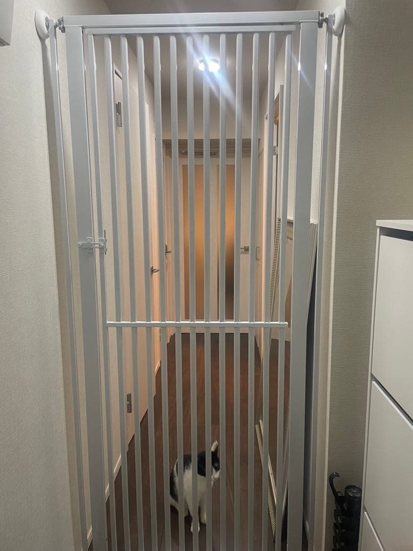 LIFAXIA ペットゲート 幅80-92cm 高さ190cm