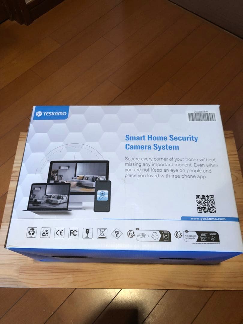 YASKAMO ワイヤレス防犯カメラ 家庭用 カメラ4台