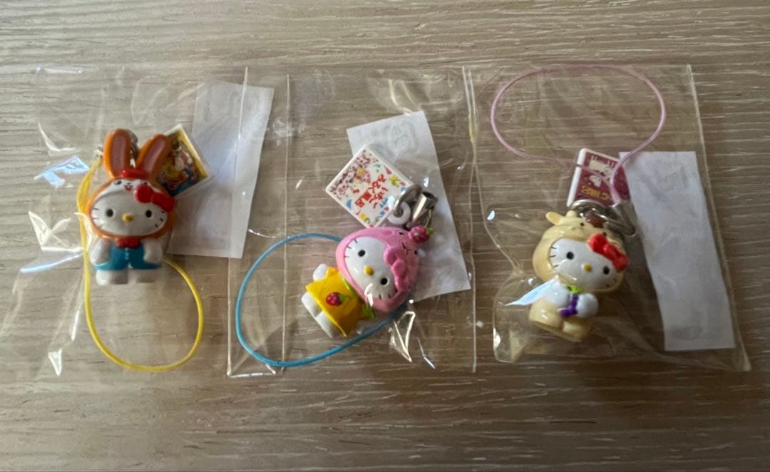 激レア◎非売品◎サクマいちごミルク・クッピーラムネ◎3個セット◎根付ストラップ