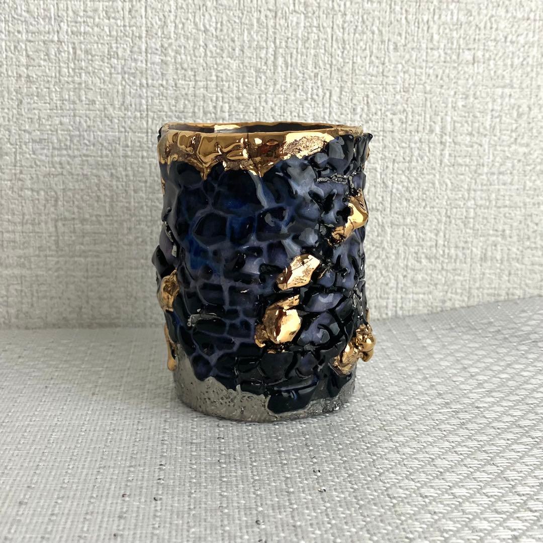 ★クリスマスセール★作家　市川透さん　ぐい呑み　未使用品