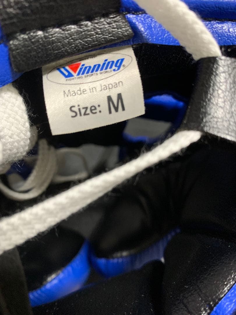 Winning ヘッドギア 青 size M