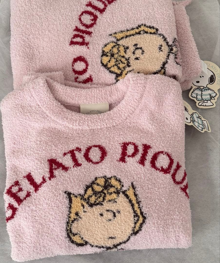 ジェラートピケ オリジナルアート ジャガードプルオーバー＆ロングパンツセット