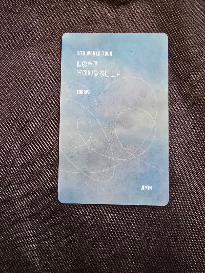 BTS LOVE YOUR SELF ヨーロッパ DVD トレカ　ジミン