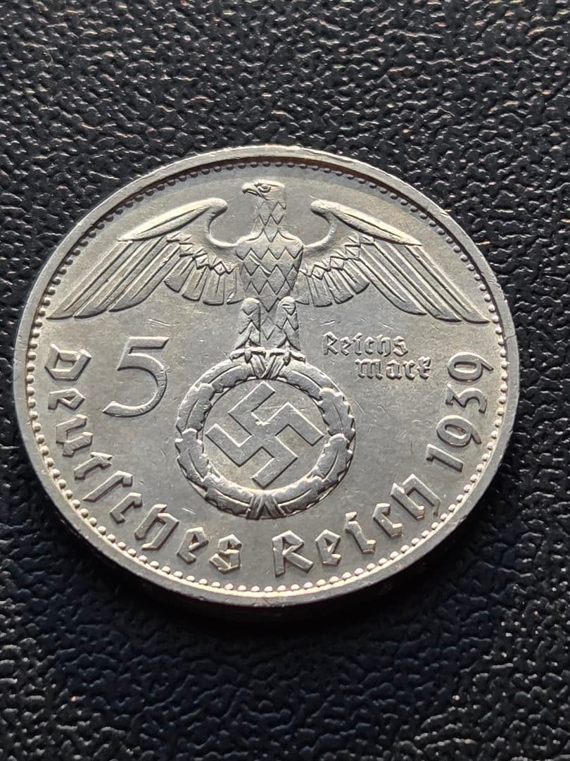 1930年 5ライヒスマルク銀貨 ポール・フォン・ヒンデンブルク