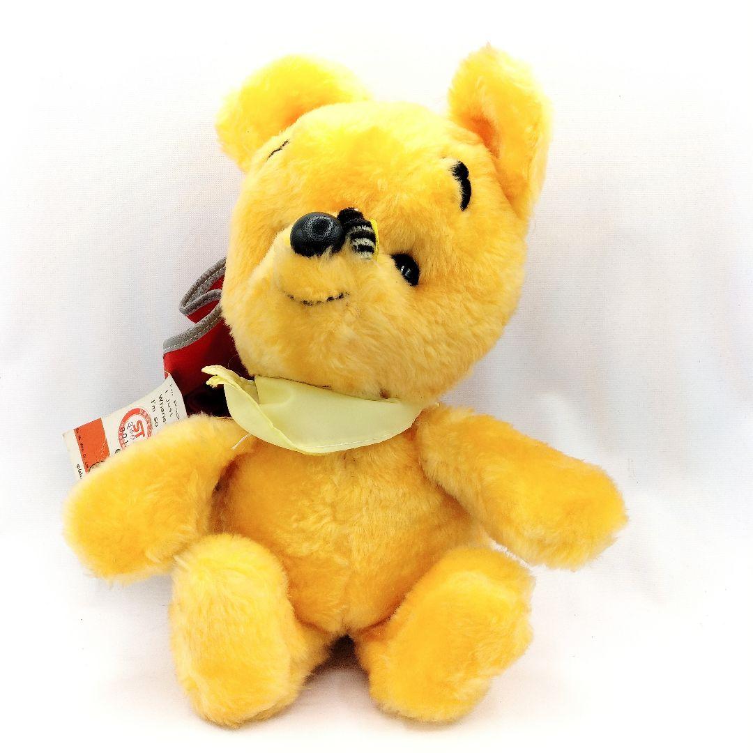 当時物 くまのプーさん ハット スカーフ ぬいぐるみ ディズニー レトロ