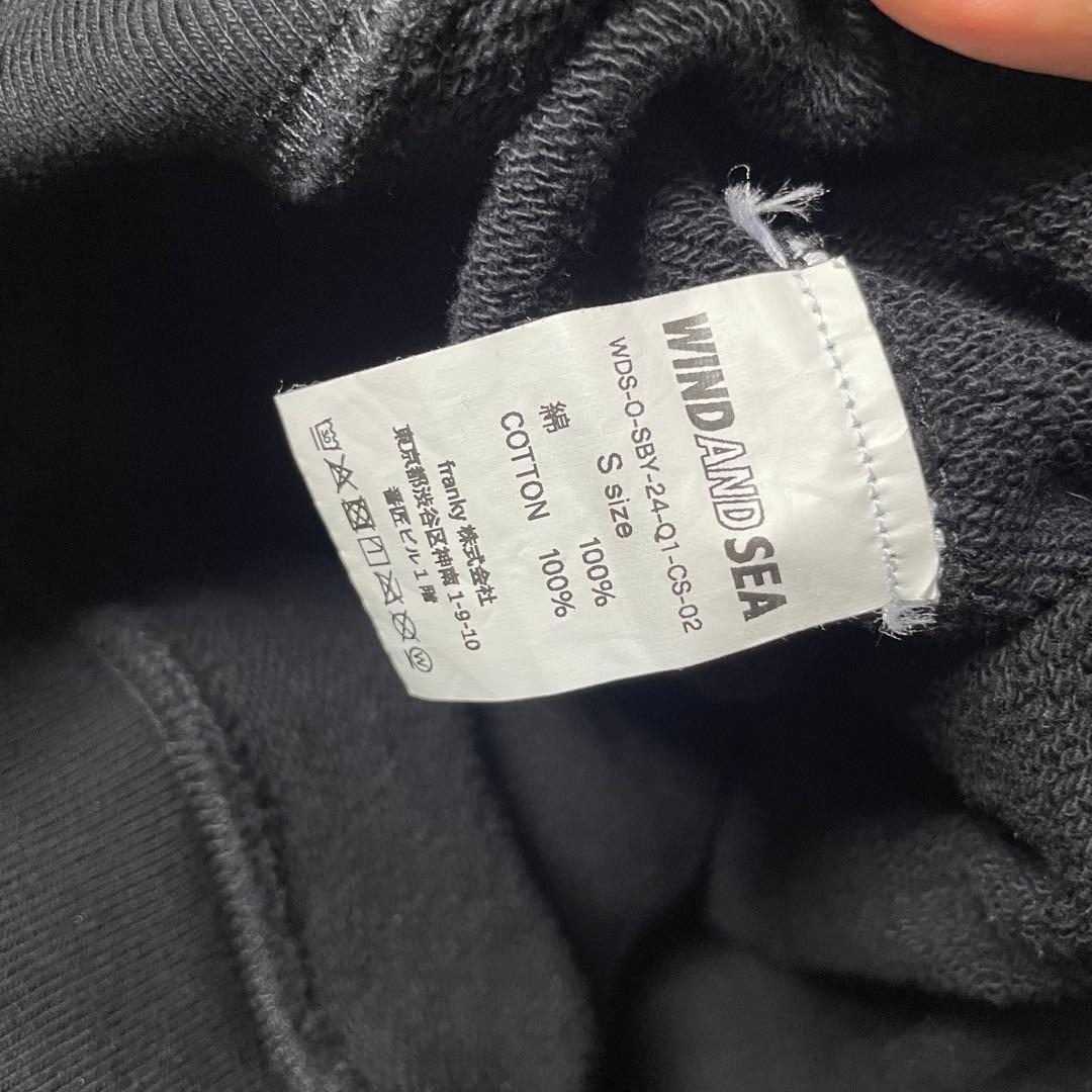 美品！ 希少！ 東京店舗限定 WIND AND SEA ブラックパーカー 大きめ