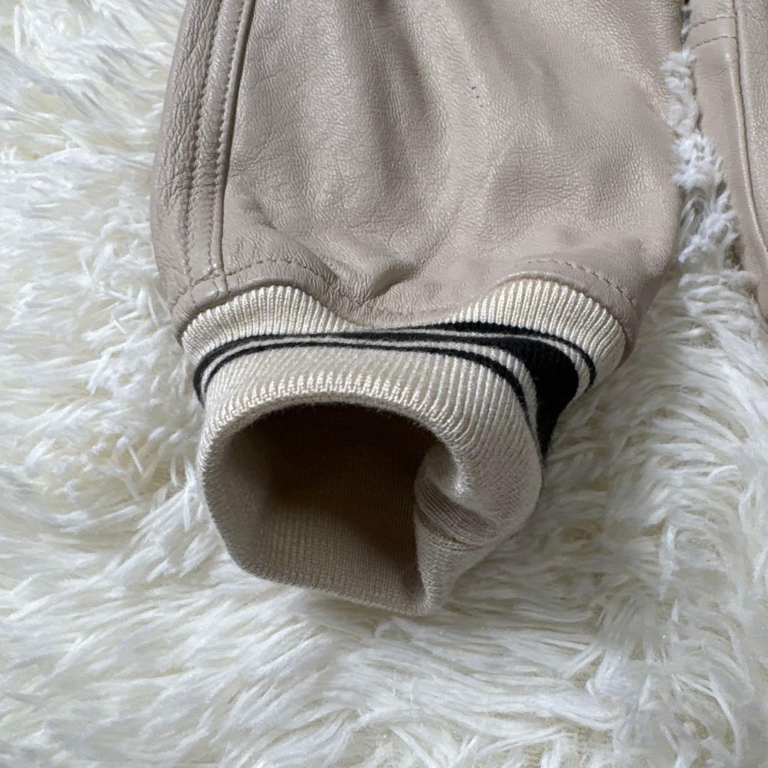 未使用級✨AVIREX アヴィレックス　フードシグネチャー　レザージャケット