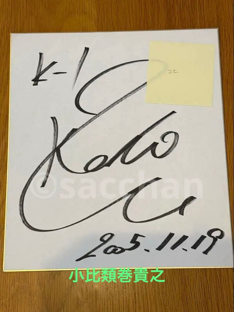 K-1 2005 セミー・シュルト他 サイン入りグローブ&色紙　6点セット