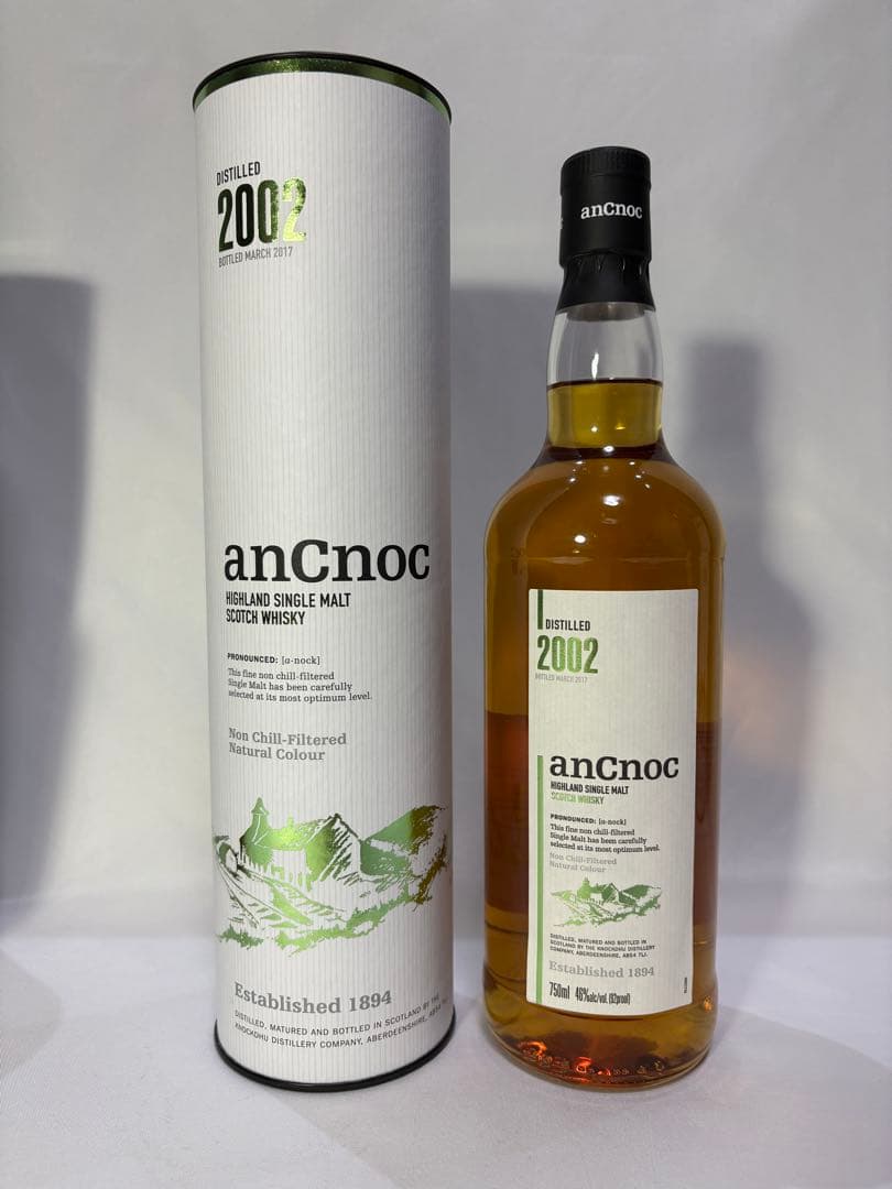 【未開栓・箱付】アンノック(anCnoc)シングルモルトウイスキー 6本セット