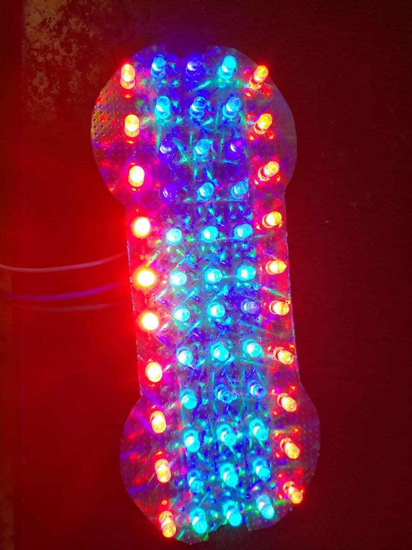 GT380 サンパチ　 流れるようなLED くるくるテールランプ　レインボー