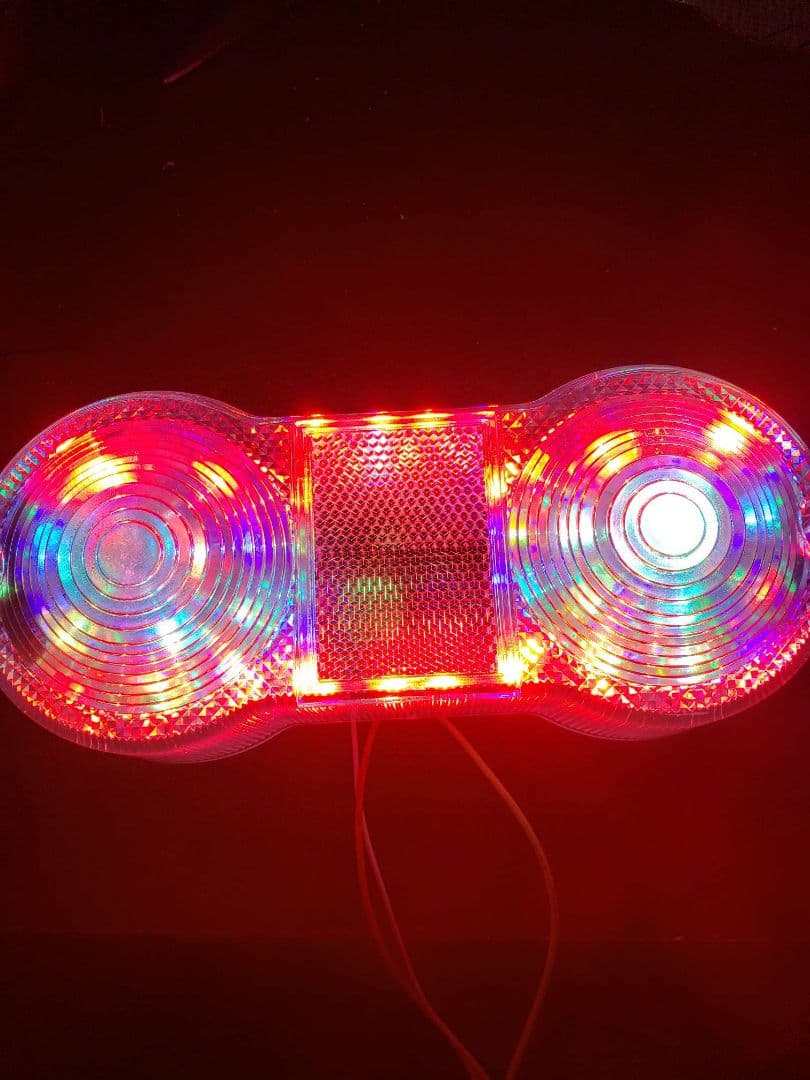 GT380 サンパチ　 流れるようなLED くるくるテールランプ　レインボー