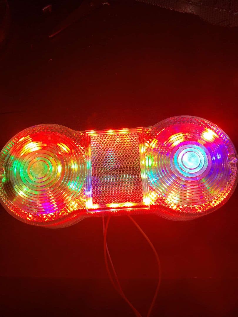 GT380 サンパチ　 流れるようなLED くるくるテールランプ　レインボー