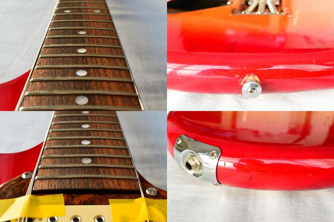 YAMAHA SF-3000 ワンオフ 2ハム化 特製ピックガード＆ロッドカバー