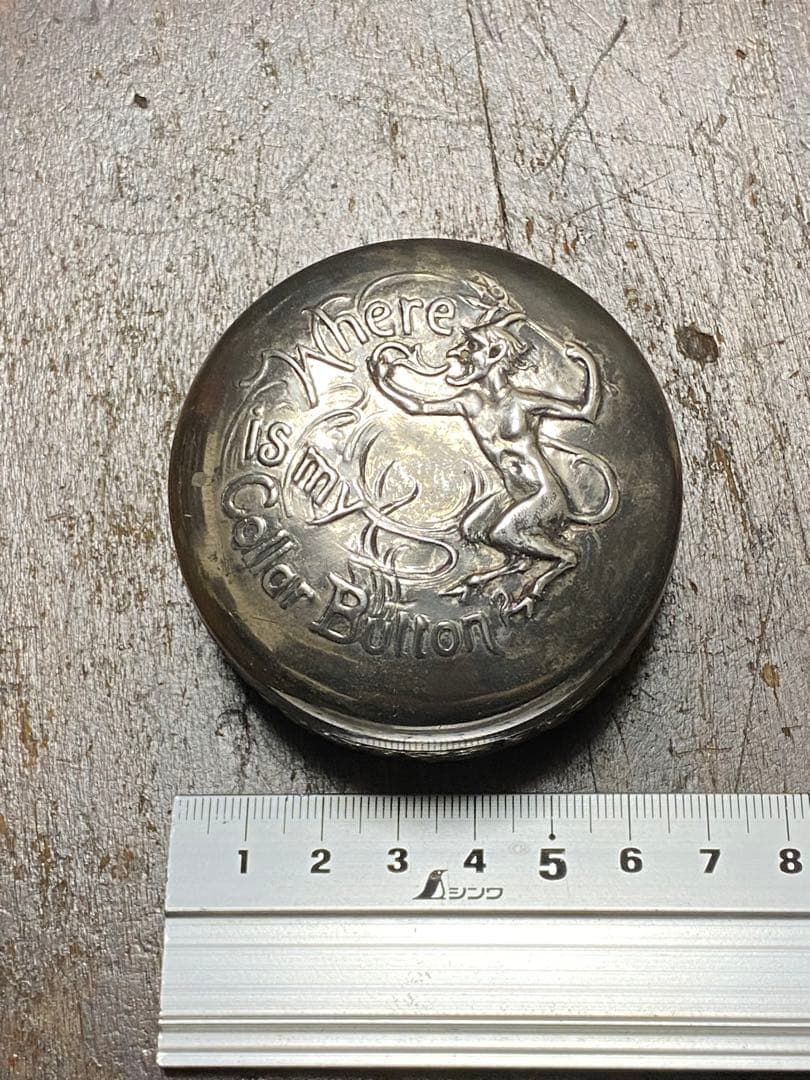 アンティーク デビル アクセサリー ケース ピルケース バイカー ハーレー 古着