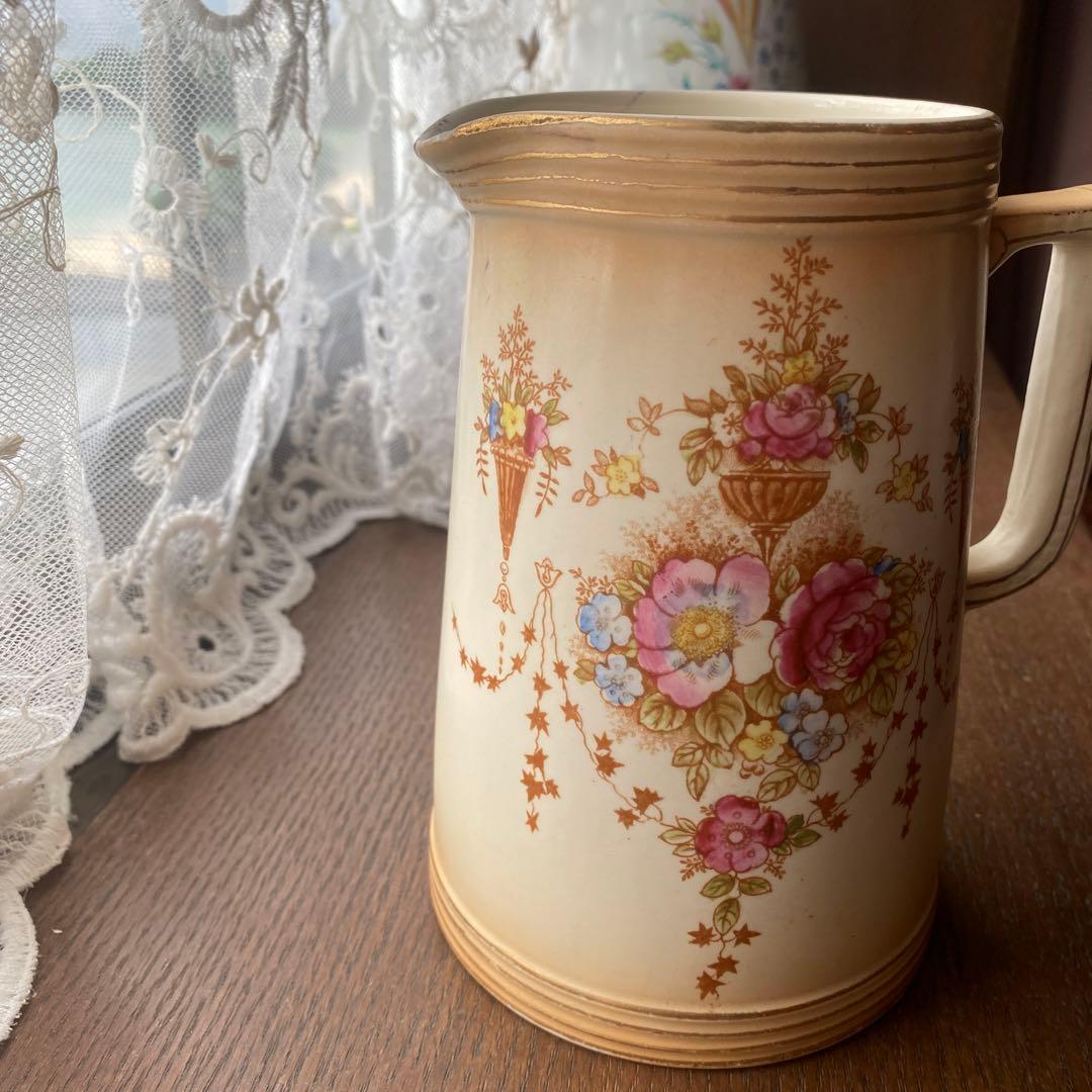 イギリスアンティーク　ジャグ　クラウンデポン