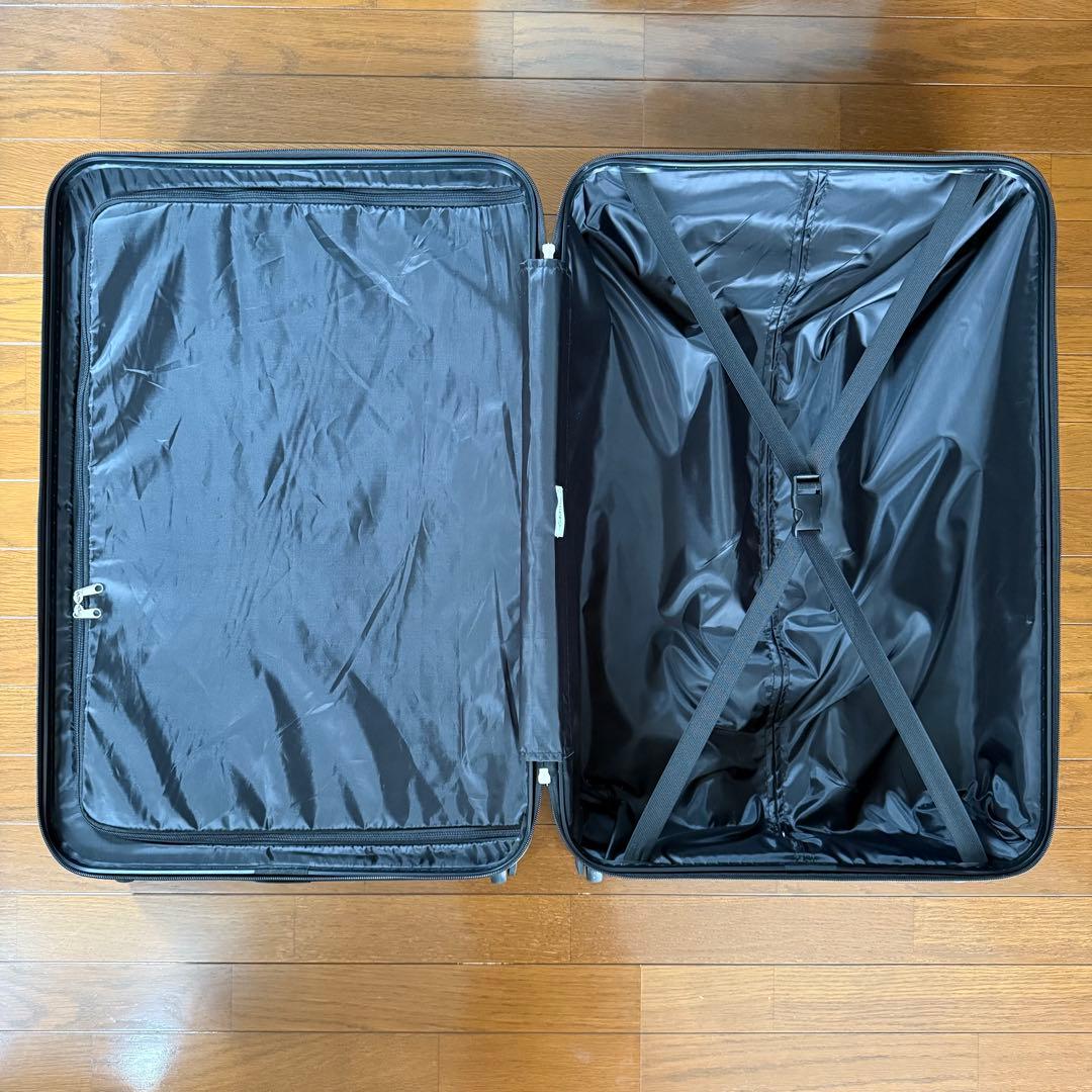 カルバンクライン スーツケース Lサイズ 軽量 大きめロゴ クールデザイン