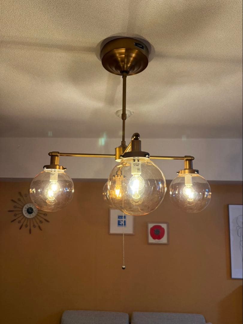 unico MOON CROSS LAMP エジソン電球