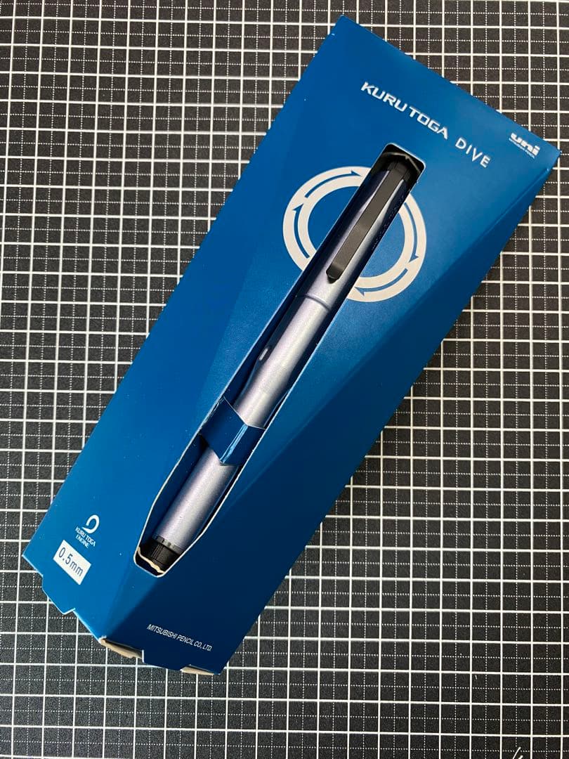 uni KURUTOGA DIVE カスケードブルー　MP　芯径0.5mm