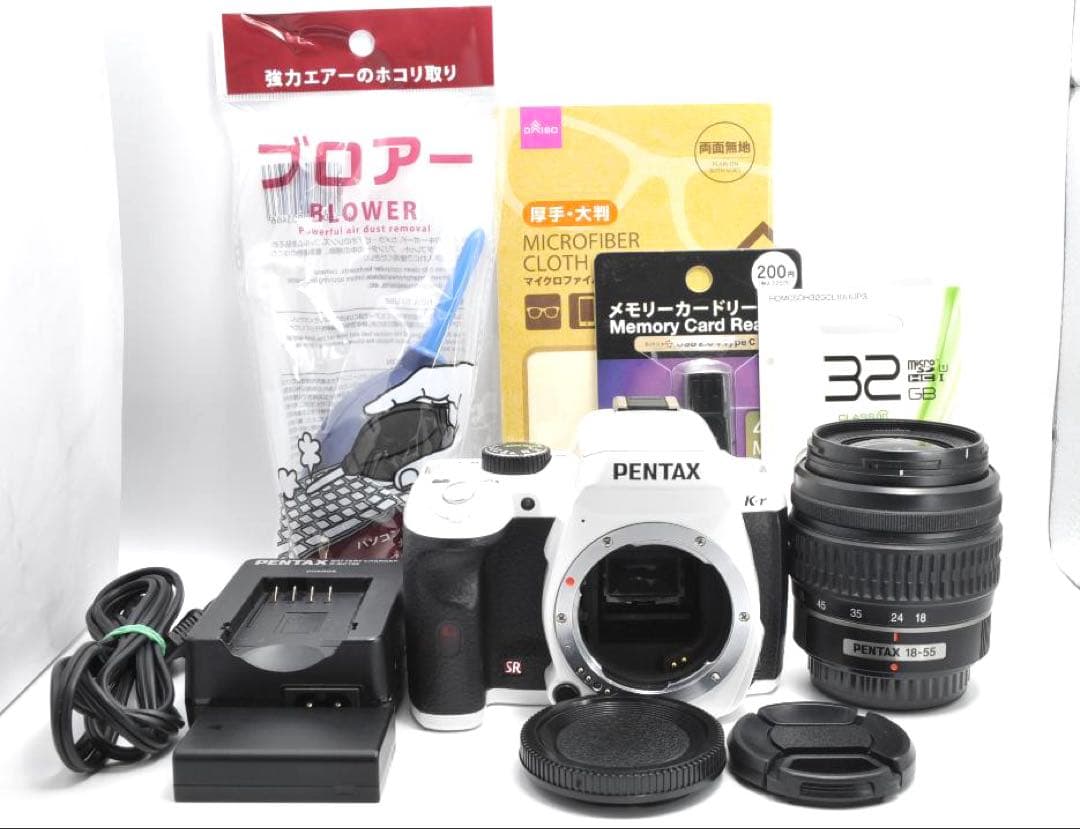 ✨美品✨PENTAX K-r デジタル一眼レフカメラ スマホ転送 ホワイト
