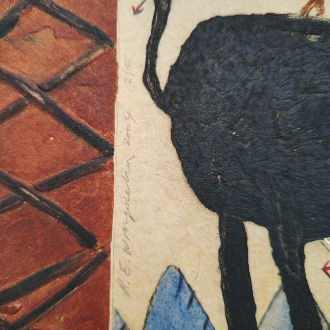 特価◯絵画　アクアエングレイブ版画　シ−ト