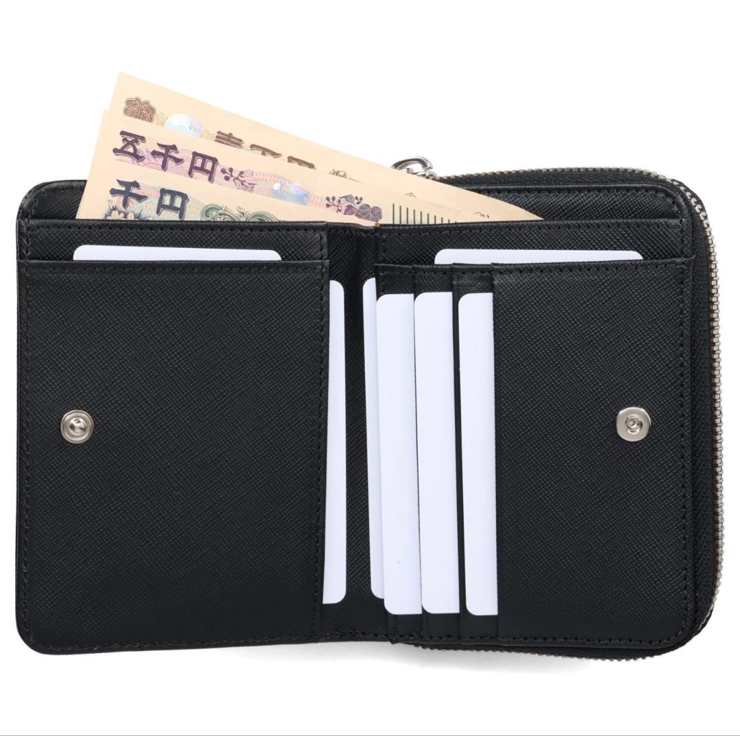 A.P.C. 二つ折り財布　ブラックレザー　新品・未使用
