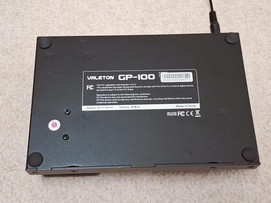 美品★VALETON GP-100 小型マルチエフェクター