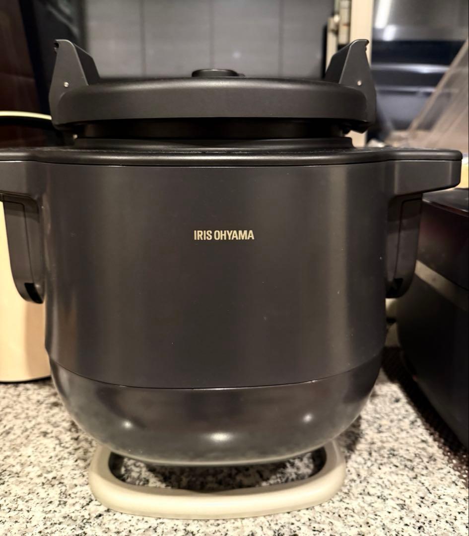 超美品 アイリスオーヤマ シェフドラム 自動調理鍋　DAC-IA2-H