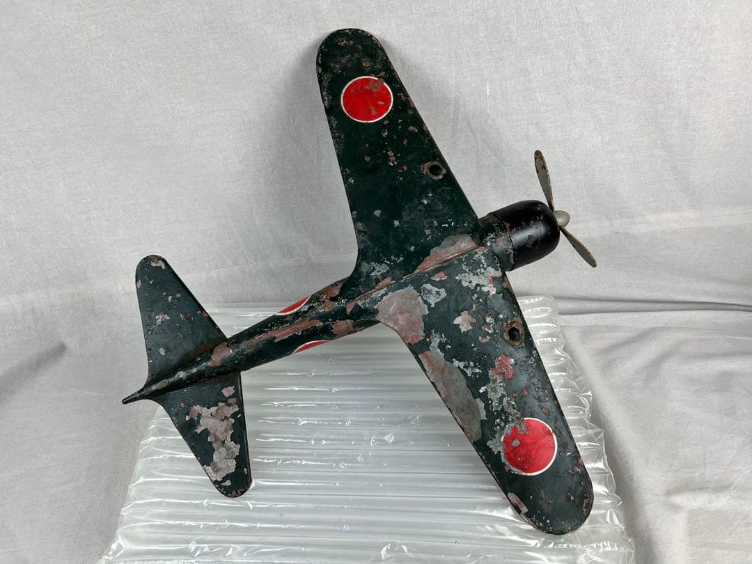 特大★逸品★珍品★古い一体物ブリキの零戦★used★一期一会★難あり