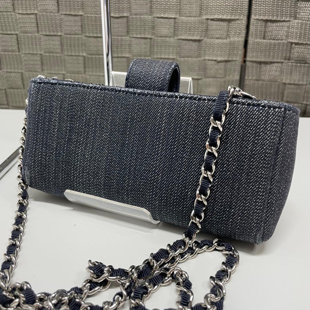 CHANEL ドーヴィル　ポシェット　デニムショルダーバッグ